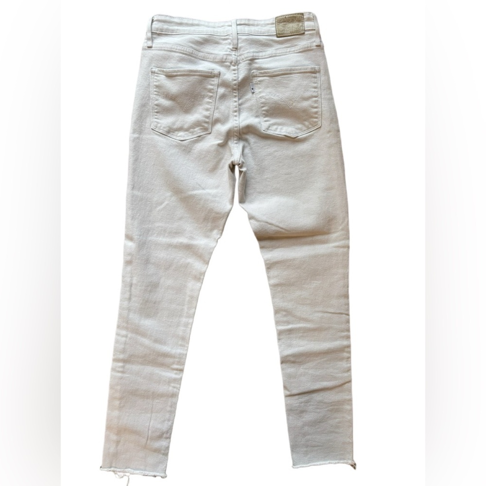 Levi’s 721 High Rise Skinny Jeans White Women’s Size 30 - Picture 2 of 5